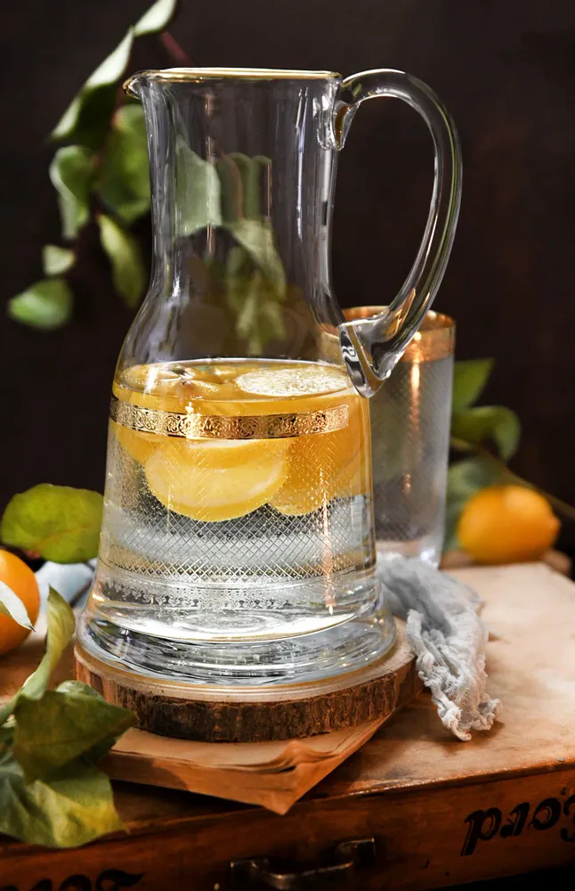 Stemware - Elegant decorated jug 1.5l Baron-BRO - COMBI POLAND GLASS DECORATOR