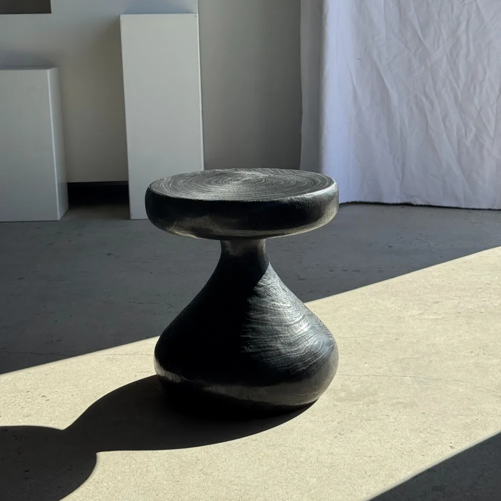 Coffee tables - Pawn Black - Black Pawn Stool, Side Table - OFFICE OBJETS