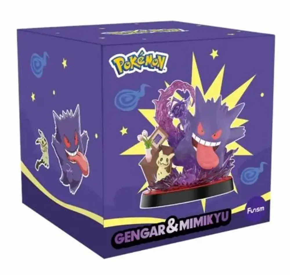 Produits sous licence  - POKEMON PRIME FIGURE GENGAR & MIMIKYU / ECTOPLASMA & MIMIQUI - TOYBOX DISTRIBUTION