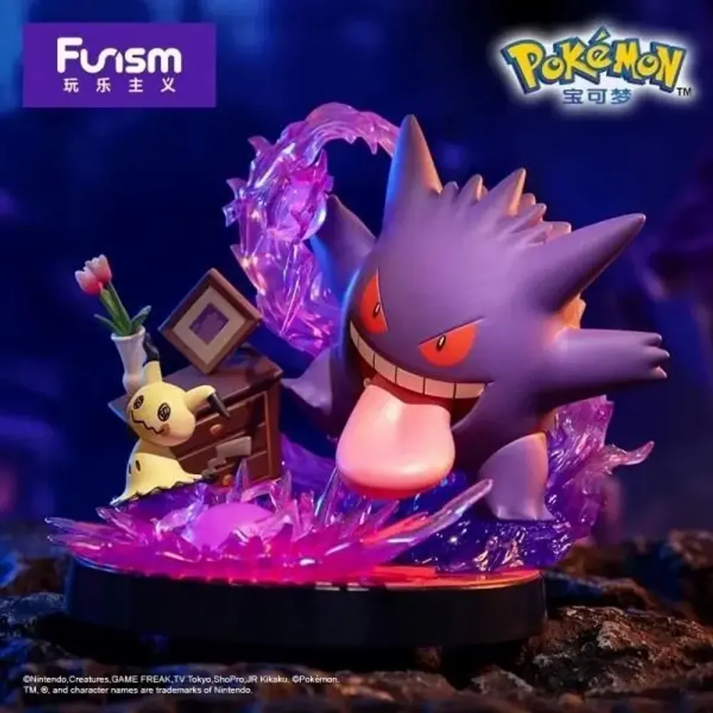 Produits sous licence  - POKEMON PRIME FIGURE GENGAR & MIMIKYU / ECTOPLASMA & MIMIQUI - TOYBOX DISTRIBUTION
