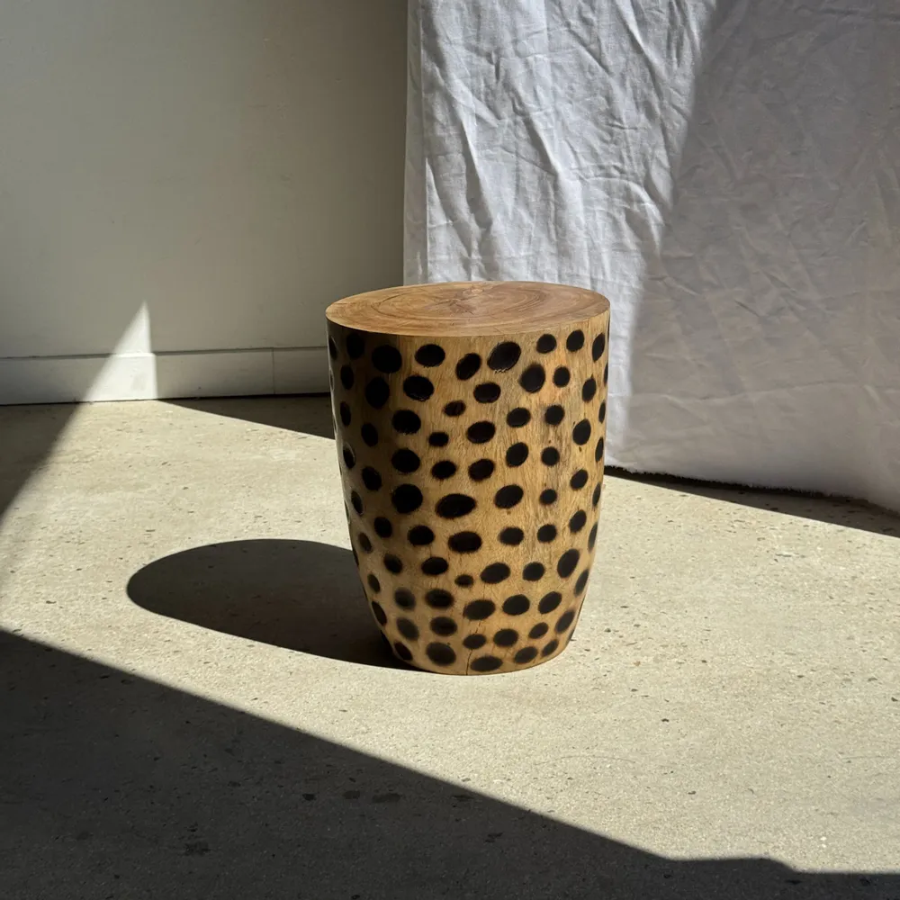 Coffee tables - Solid mango wood stool, side table, end table - OFFICE OBJETS