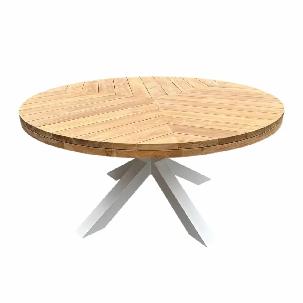 Tables Salle à Manger - Table ronde en teck - BALINAISA