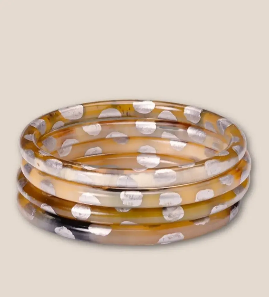 Jewelry - Bracelet Corne 6mm Léopard Argent 03 - VENTILLO - MALUNE