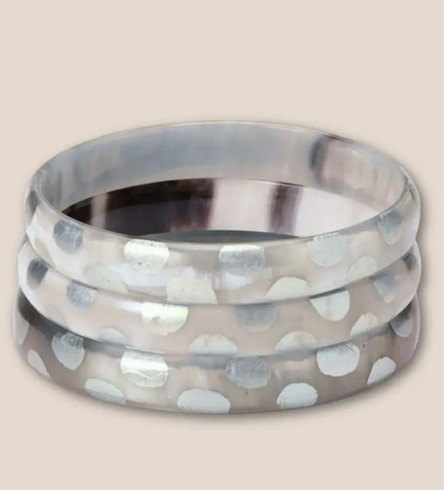 Jewelry - Bracelet Corne 10mm Léopard Argent 03 - VENTILLO - MALUNE