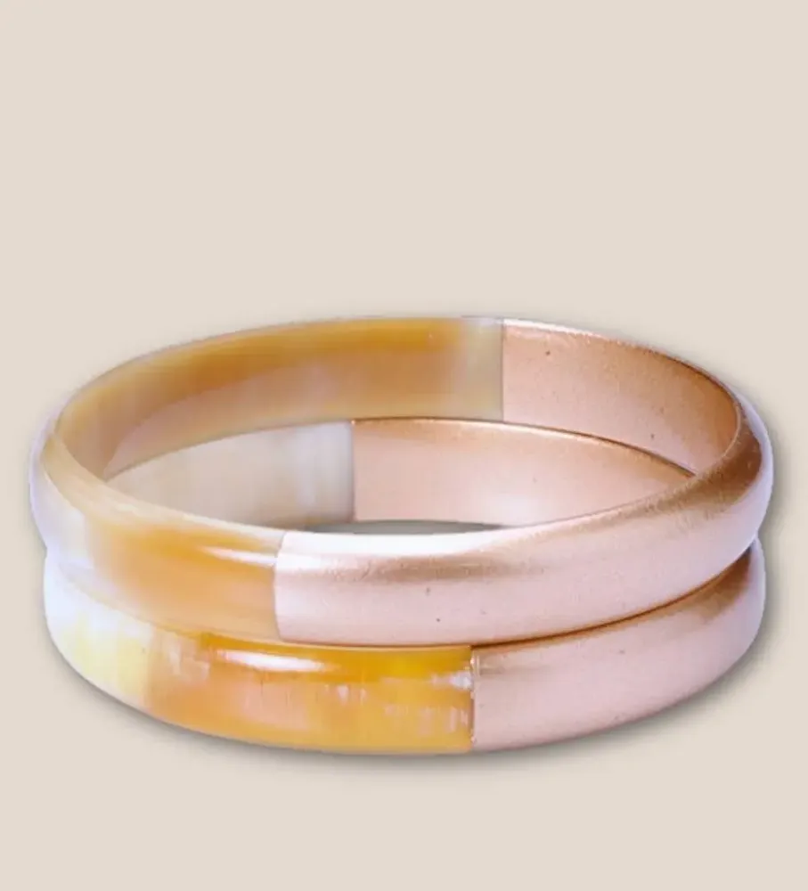 Bijoux - Bracelet Corne Champagne - VENTILLO - MALUNE