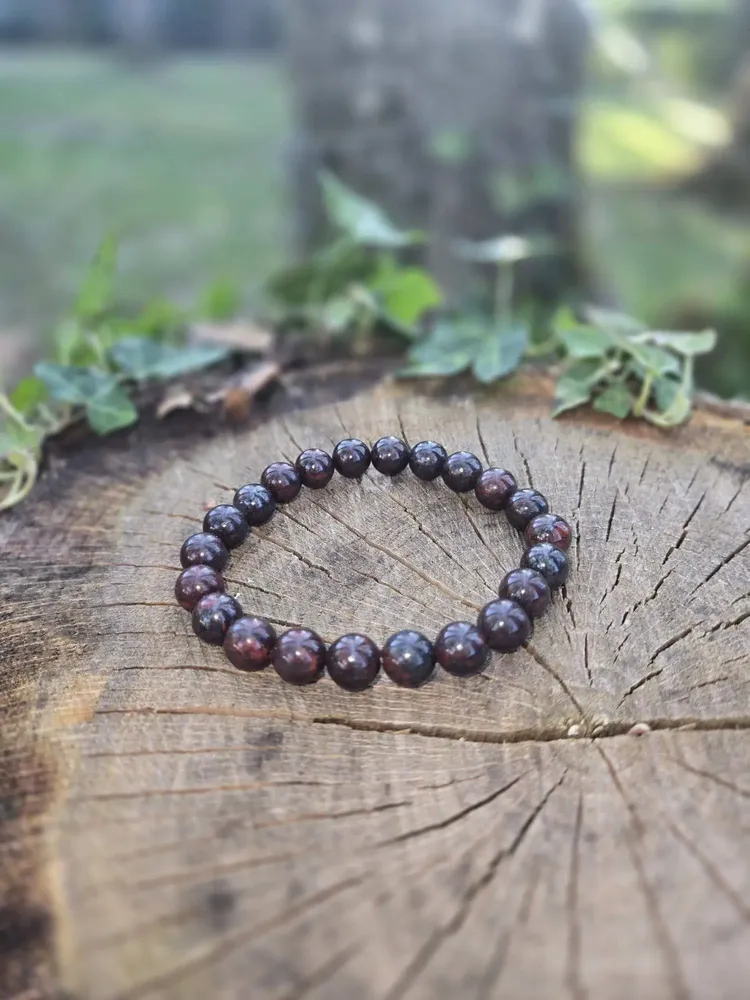 Jewelry - BRACELET PIERRE RONDE OEIL DE FER - VENTILLO - MALUNE