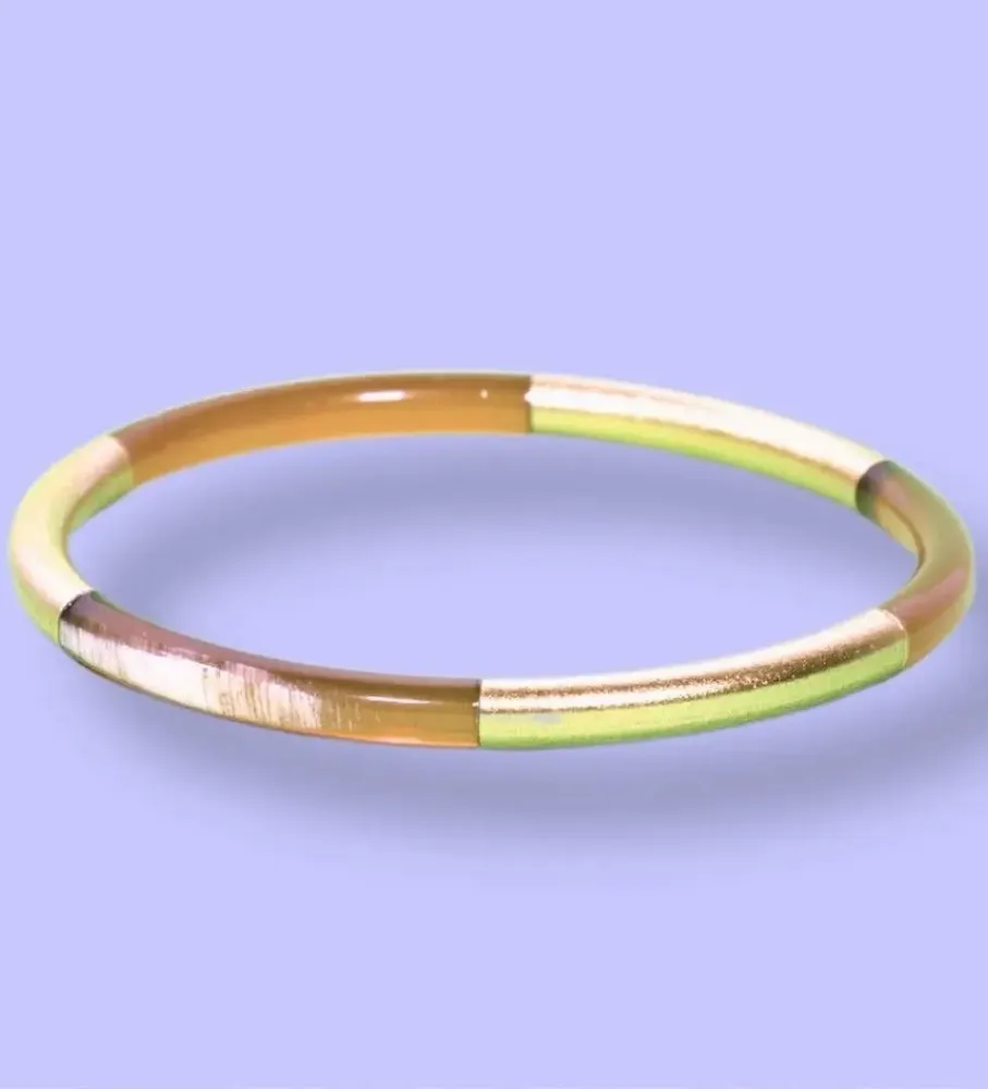 Bijoux - Jonc corne 3 lignes Doré - VENTILLO - MALUNE