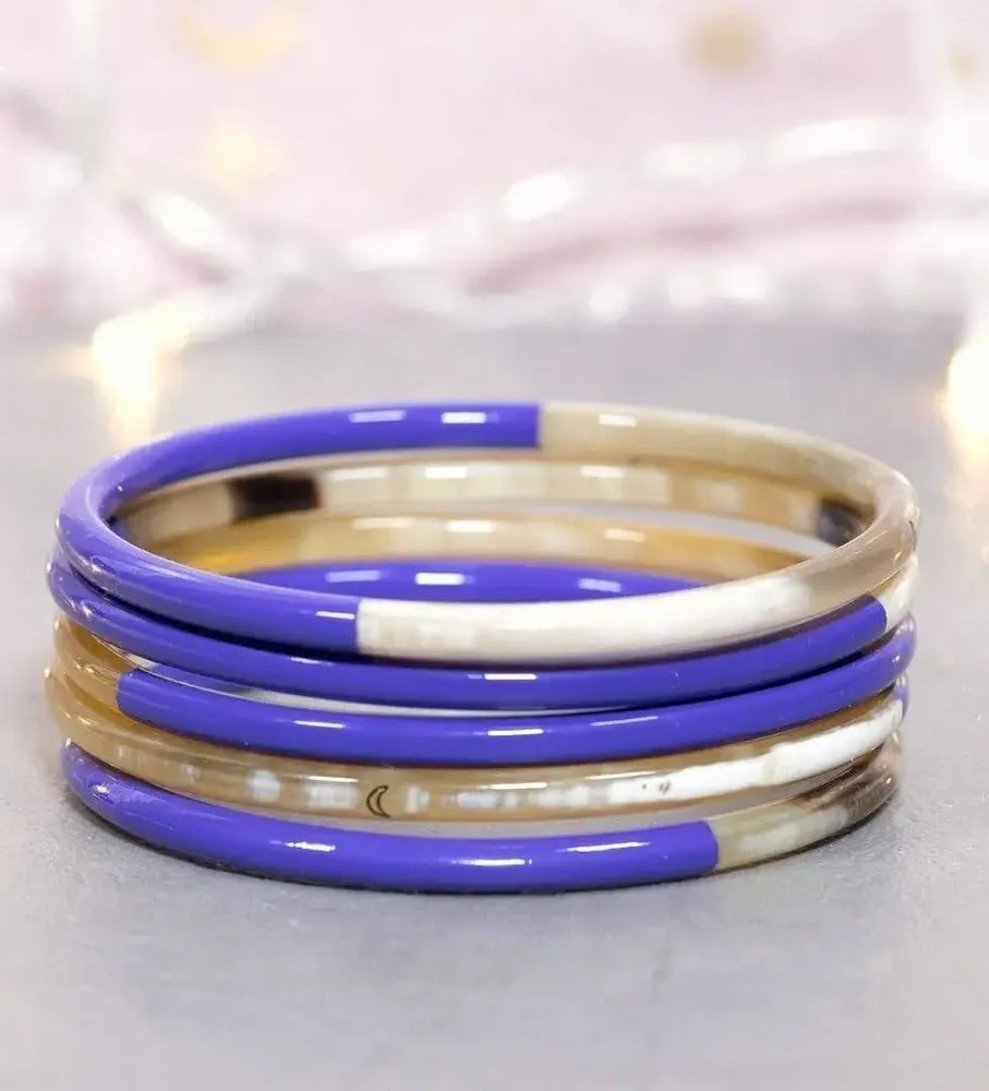 Bijoux - Jonc corne Violet - VENTILLO - MALUNE