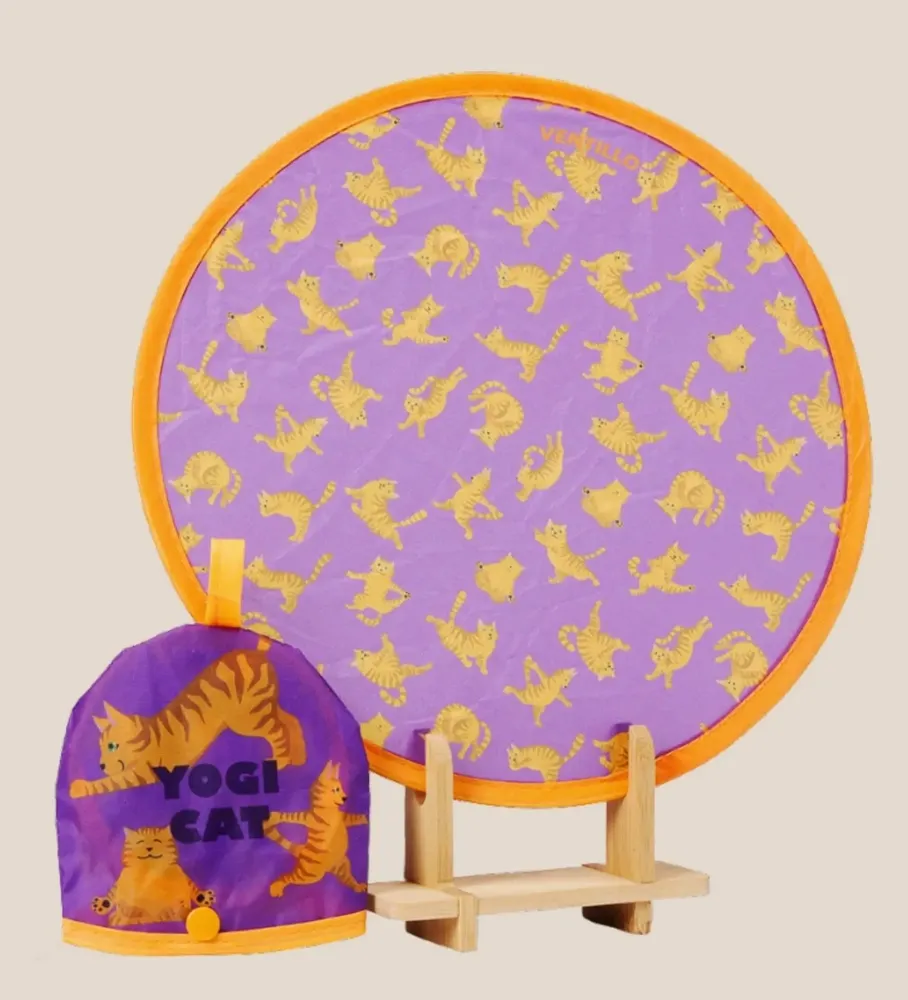 Bijoux - Eventail Magique Yogi Cat 37 - VENTILLO - MALUNE