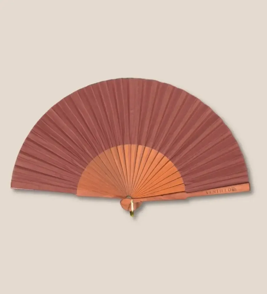 Jewelry - Eventail Uni 18 Marron - VENTILLO - MALUNE