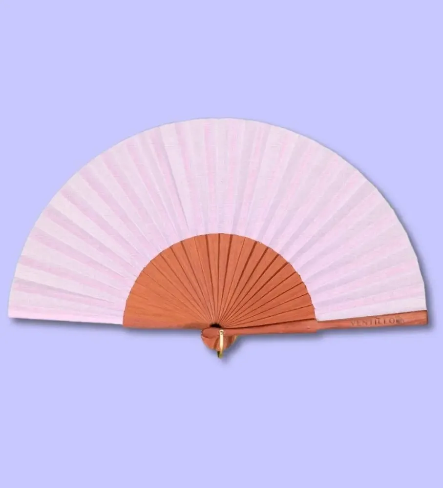 Jewelry - Eventail Uni 4 Rose Poudre - VENTILLO - MALUNE