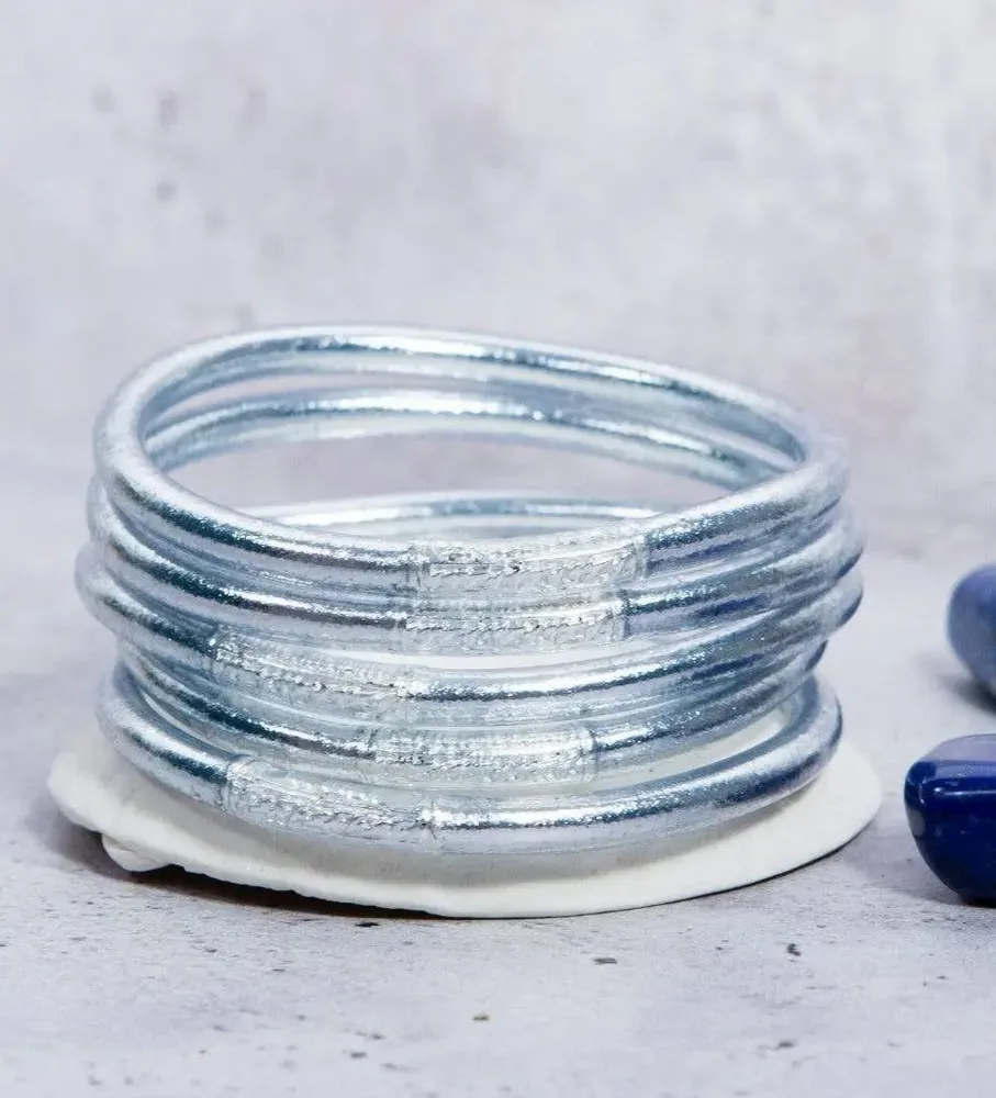 Bijoux - Jonc Bouddhiste 5mm Emblématique Argent - VENTILLO - MALUNE