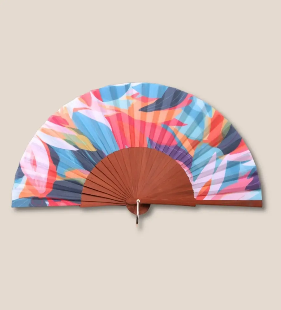 Bijoux - Eventail 28 Perroquet - VENTILLO - MALUNE