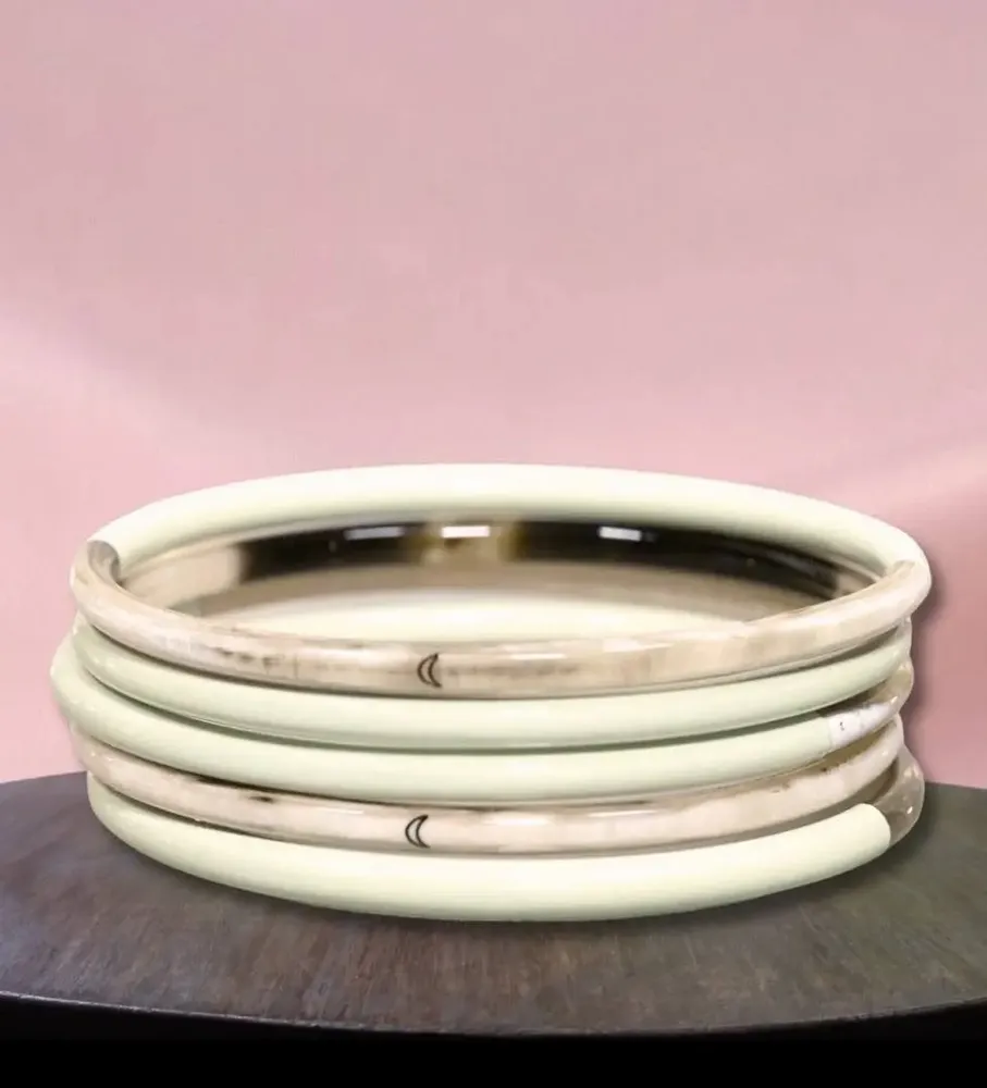 Bijoux - Jonc corne Ecru - VENTILLO - MALUNE