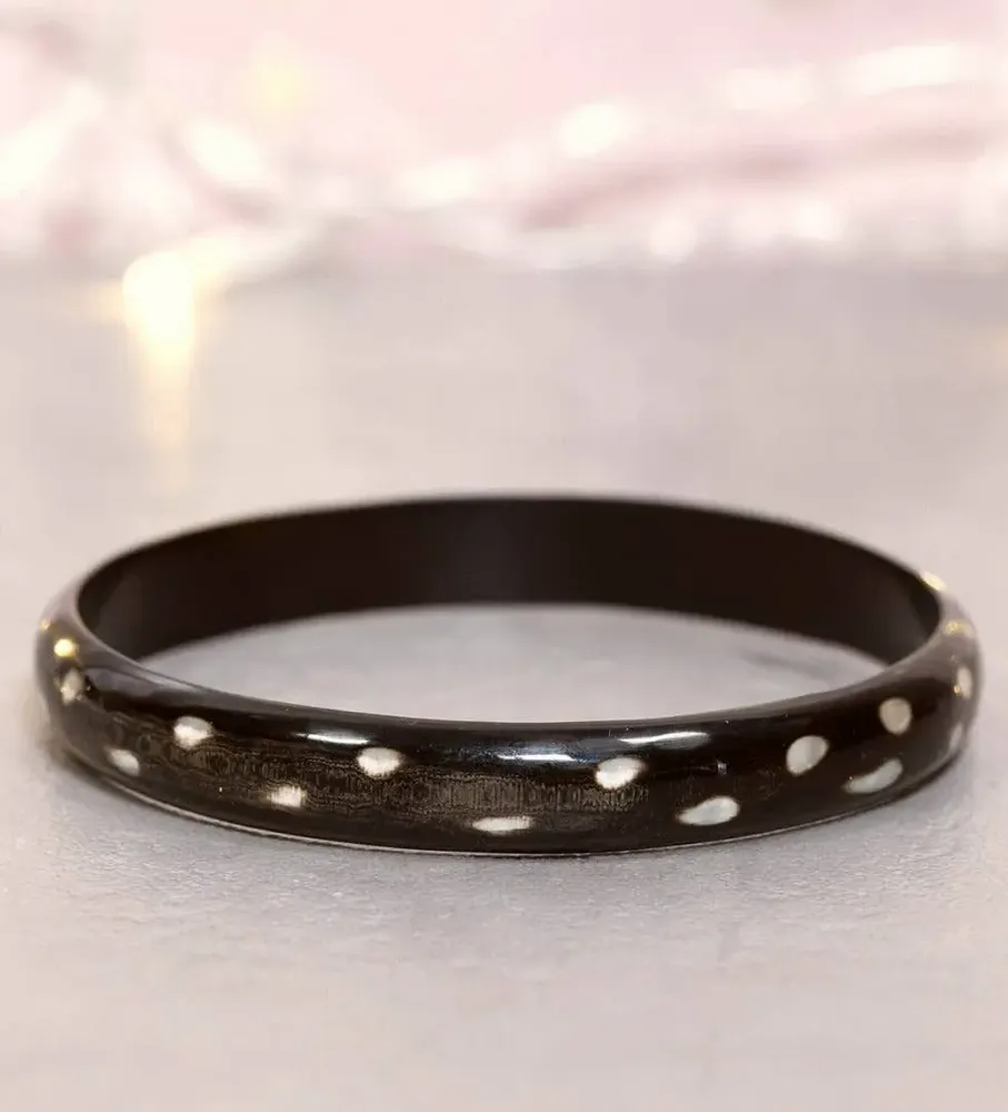 Bijoux - Bracelet Petits Pois En Corne 10mm - VENTILLO - MALUNE