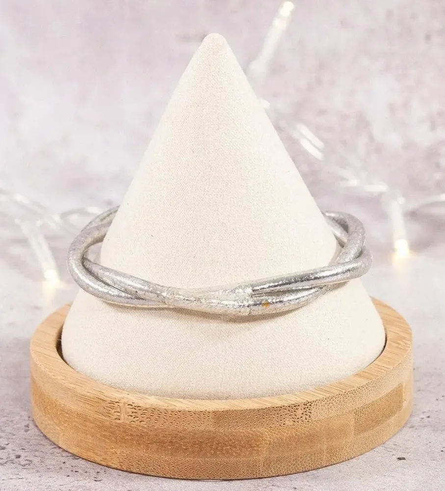 Jewelry - Jonc bouddhiste twist mantra argent - VENTILLO - MALUNE