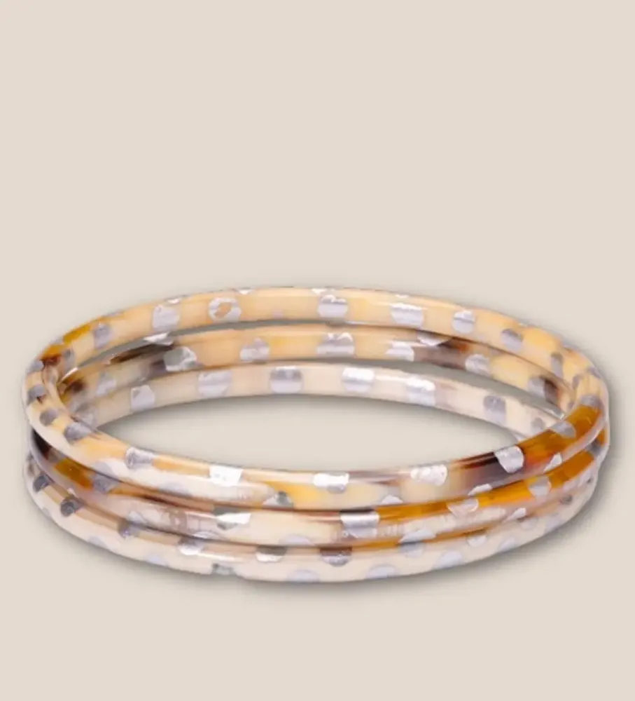 Bijoux - Jonc corne Léopard Argent - VENTILLO - MALUNE