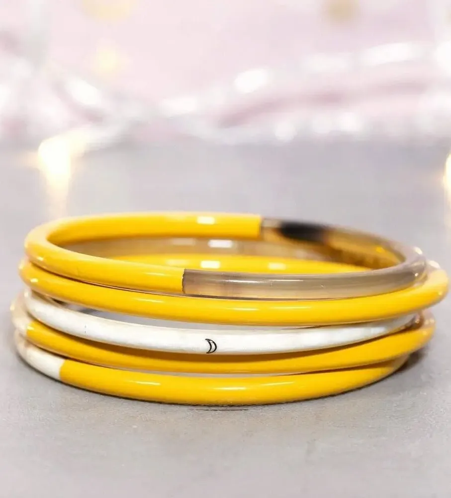 Bijoux - Jonc corne Moutarde - VENTILLO - MALUNE