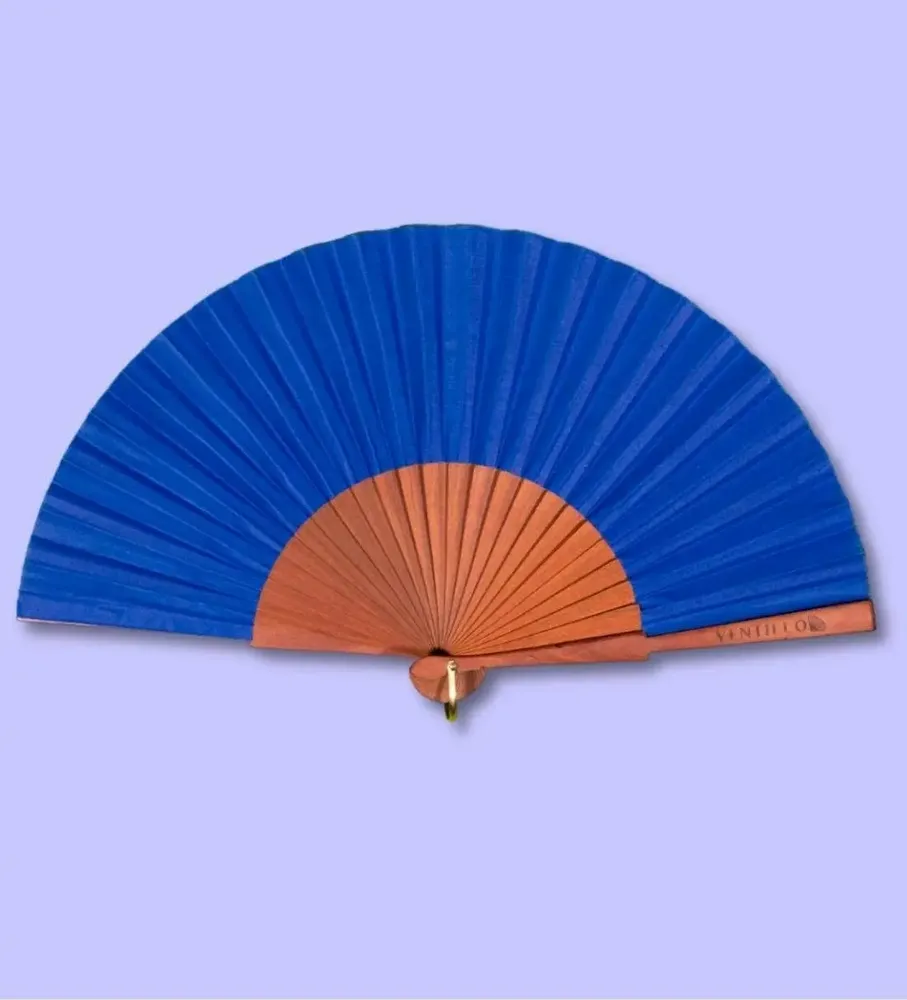 Jewelry - Eventail Uni 11 Bleu Vif - VENTILLO - MALUNE