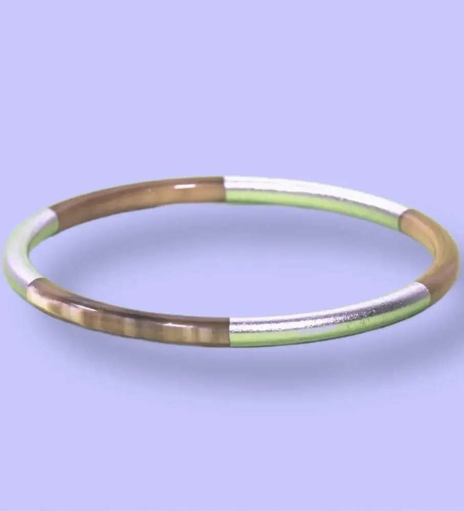 Bijoux - Jonc corne Trio Argent - VENTILLO - MALUNE