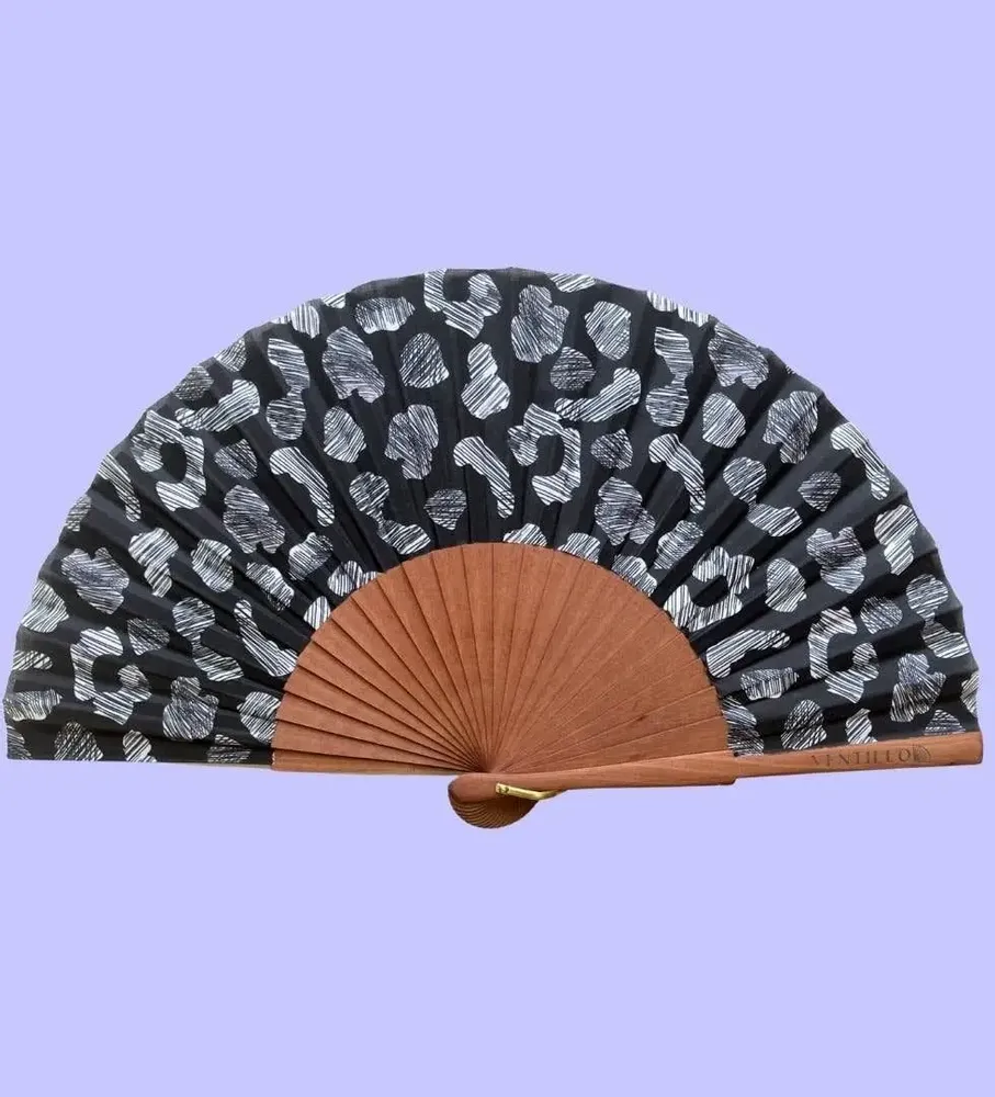 Bijoux - Eventail 1 Leo Black - VENTILLO - MALUNE