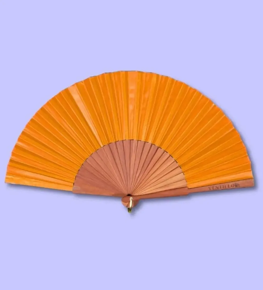 Bijoux - Eventail Uni 20 Orange - VENTILLO - MALUNE