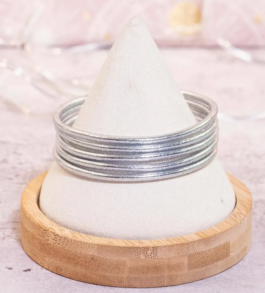 Jewelry - Jonc Bouddhiste Traditionnel Fin Argent - VENTILLO - MALUNE