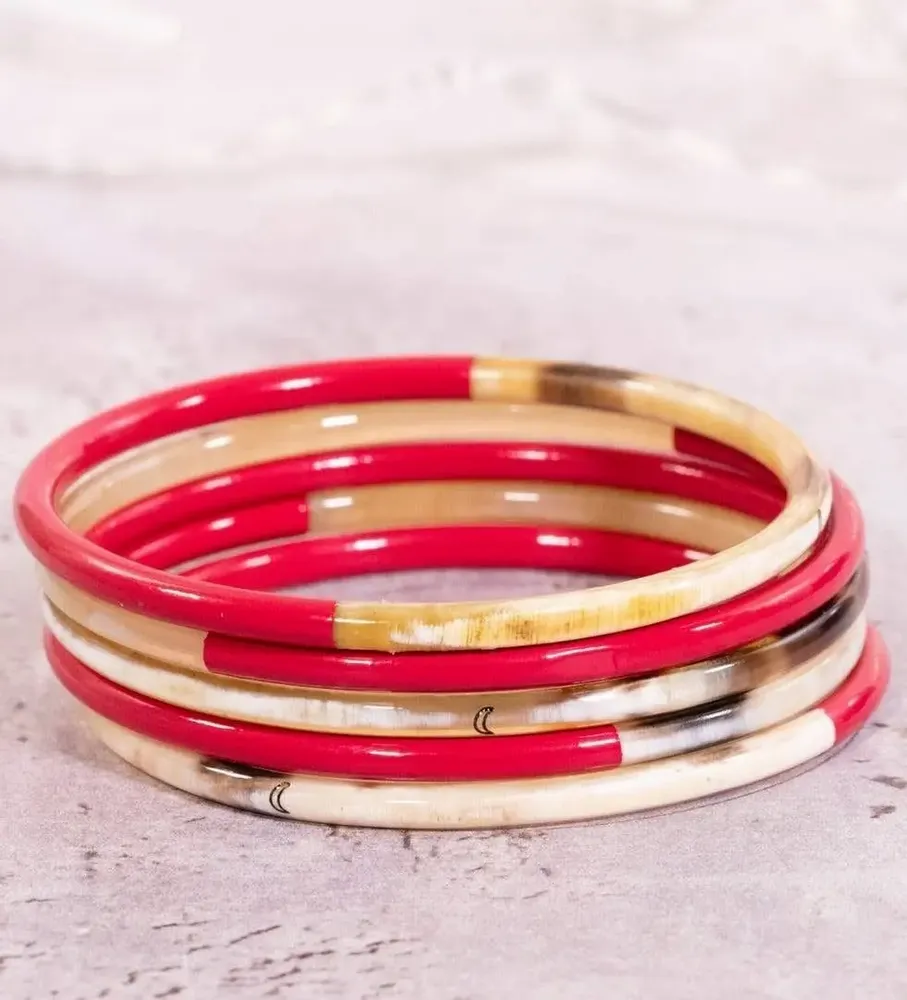 Jewelry - Jonc corne Lune Magenta - VENTILLO - MALUNE