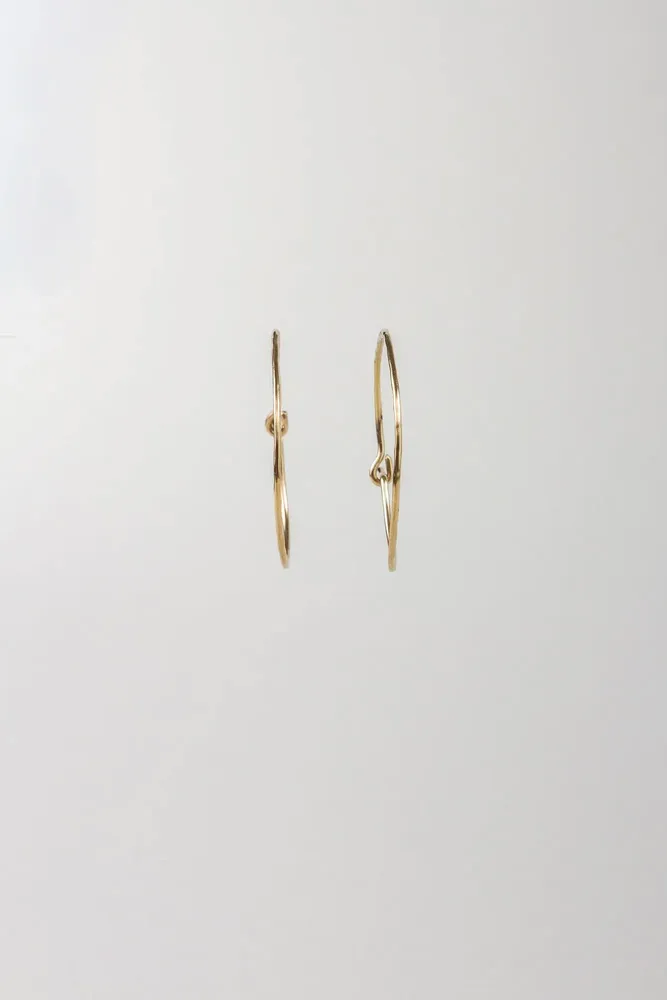 Jewelry - Light Hoop S Earrings - CAPA DESIGN LLC