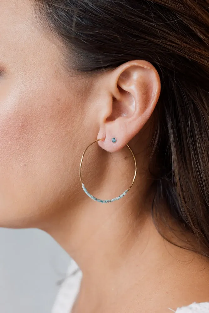 Jewelry - Light Hoop S Earrings - CAPA DESIGN LLC