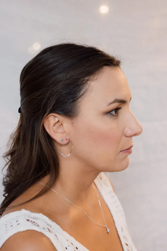 Jewelry - Light Hoop S Earrings - CAPA DESIGN LLC