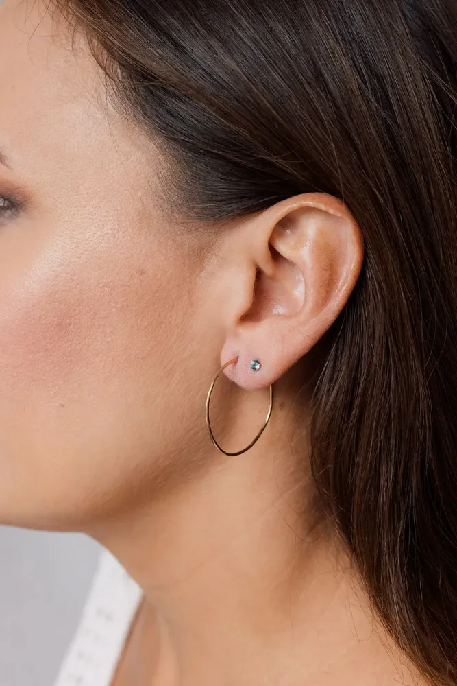 Jewelry - Light Hoop S Earrings - CAPA DESIGN LLC