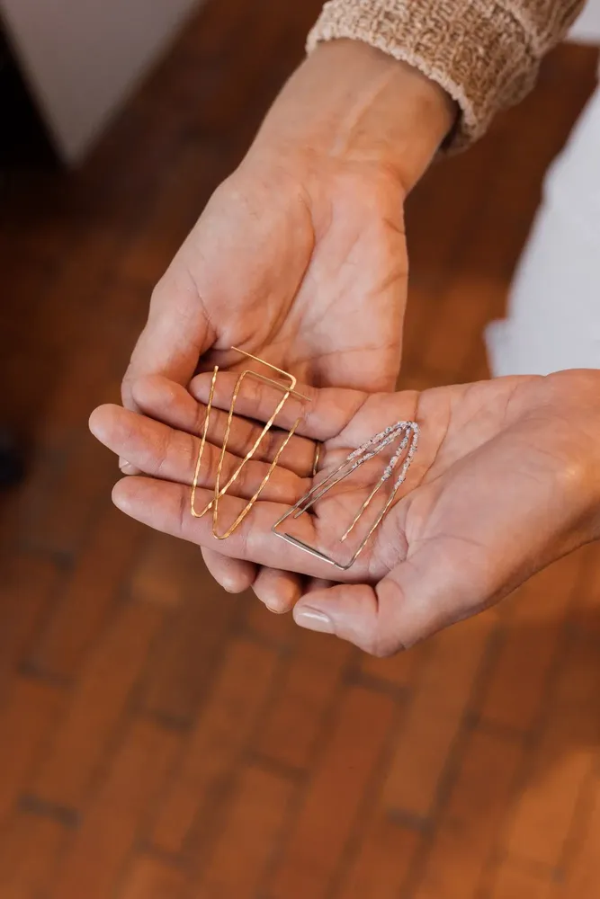 Jewelry - Light Triangle Earrings - CAPA DESIGN LLC