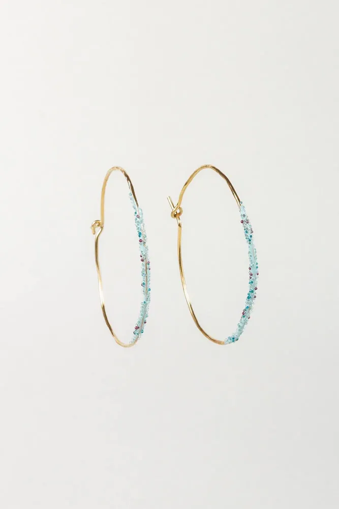 Jewelry - Light M Hoop Earrings - CAPA DESIGN LLC