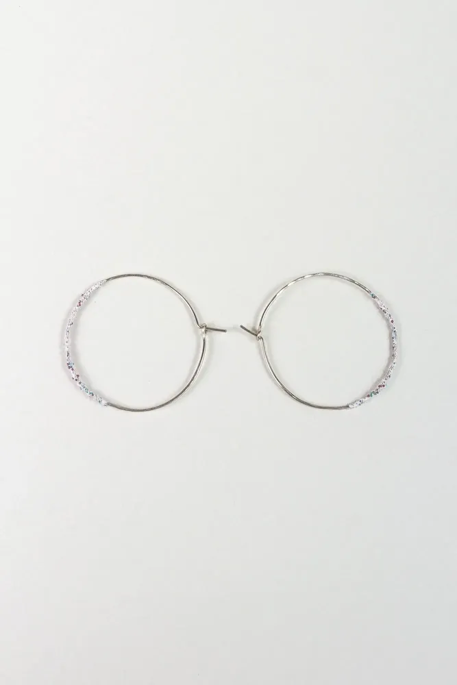 Jewelry - Light M Hoop Earrings - CAPA DESIGN LLC