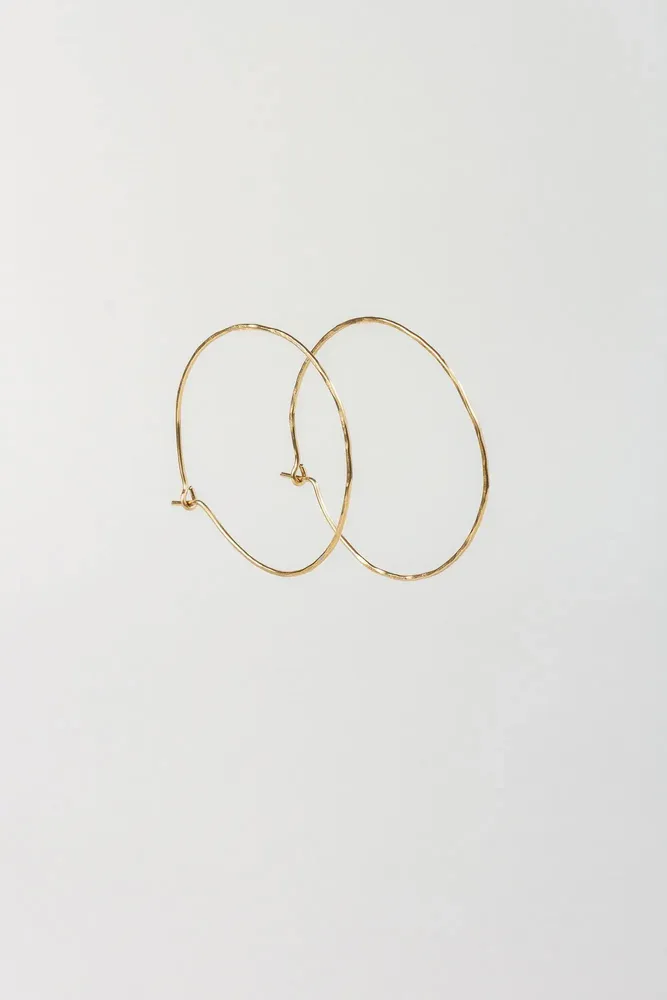 Jewelry - Light M Hoop Earrings - CAPA DESIGN LLC