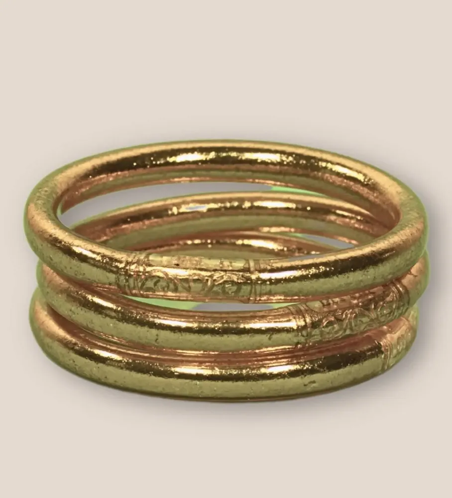 Jewelry - Jonc Bouddhiste 8mm Iconique Bronze - JOLIE JULIE