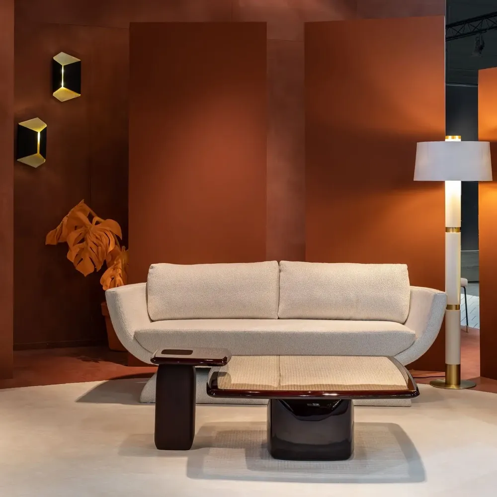 Sofas for hospitalities & contracts - Oscar Sofa 2-seater, in Red Velvet, COM option, Portugal - DUISTT