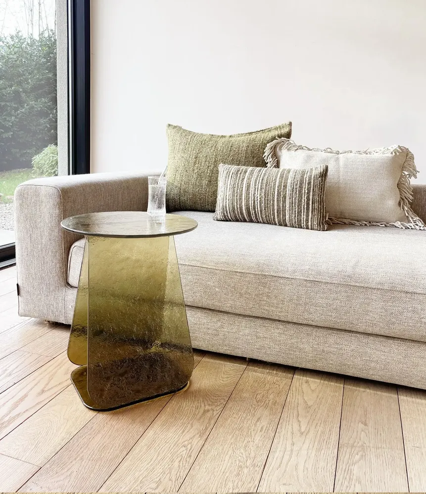 Decorative objects - YOUMY round glass table - MADEMOISELLE JO