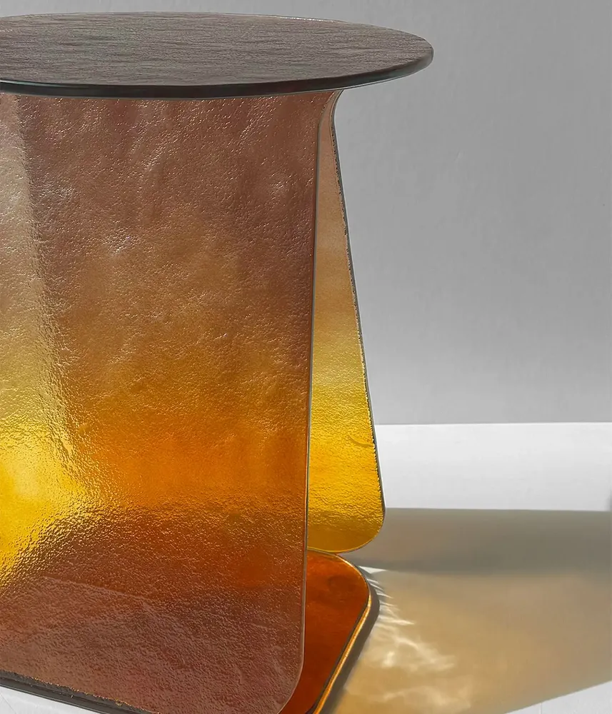 Decorative objects - YOUMY round glass table - MADEMOISELLE JO