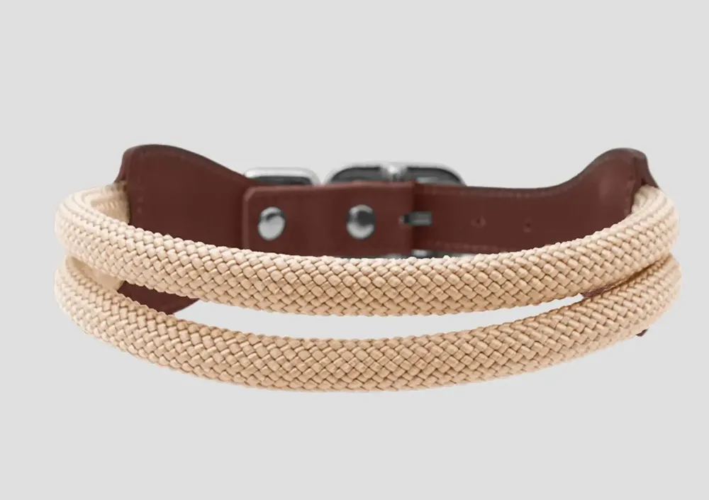 Cadeaux - COLLIER ROSA. - Collier pour chien - crème - BY CHURCHILL.®