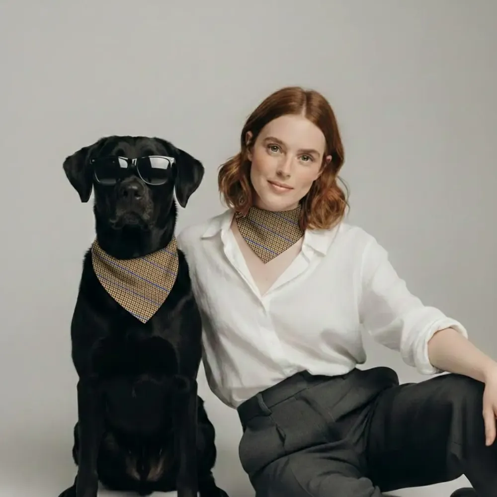 Gifts - Thèrese duo bandanas - Bandanas - 45x45 cm - BY CHURCHILL.®