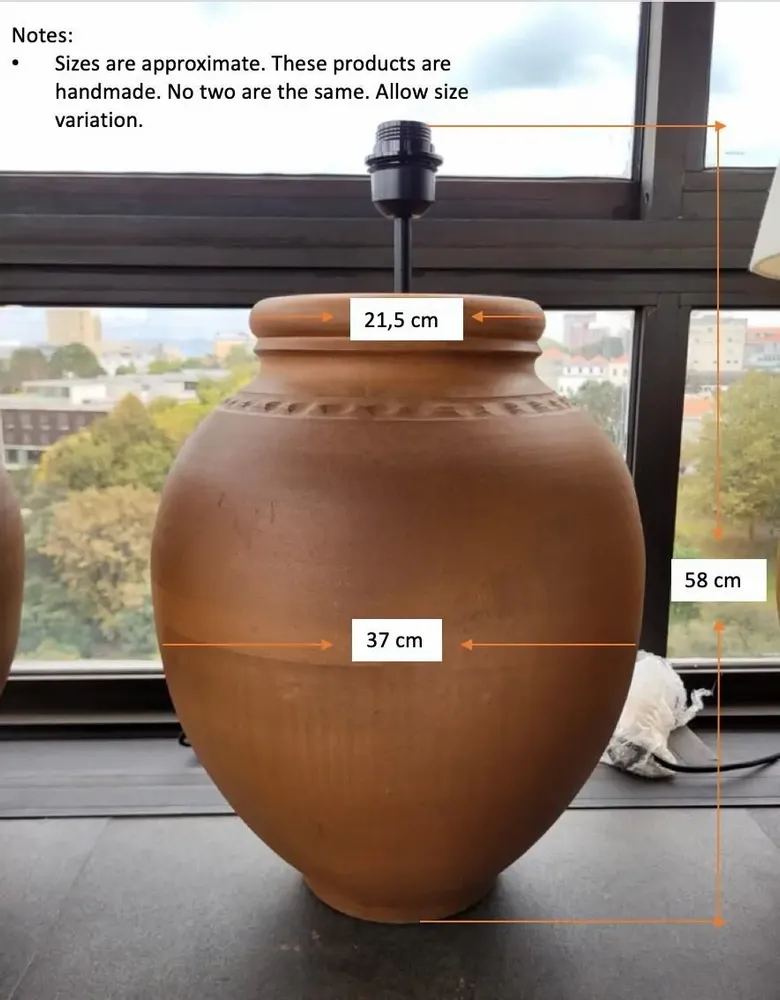 Table lamps - Terracotta no.67 - Timelessly Human Collection - Table lamp - ARTISAN BY MF