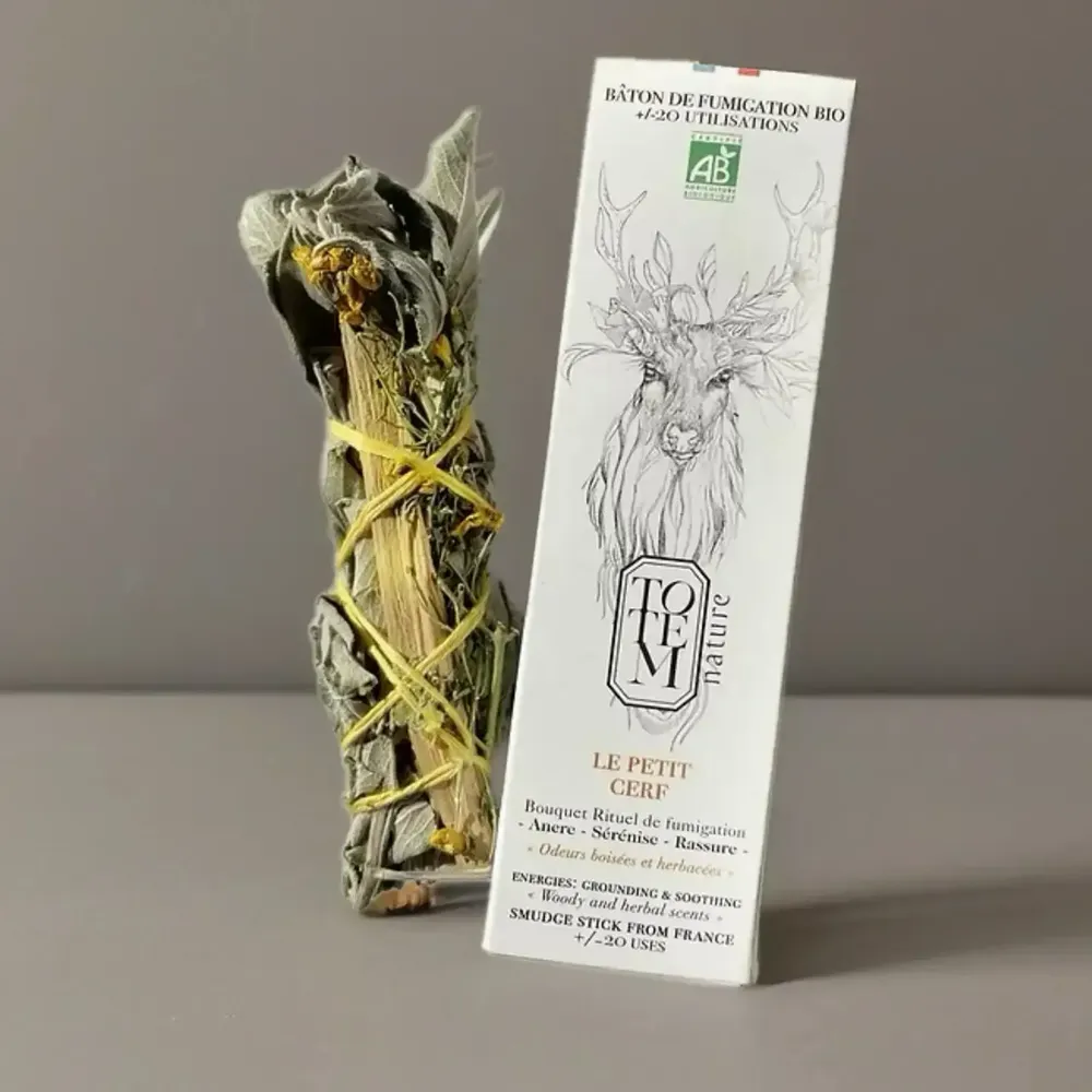 Cadeaux - Le bouquet du petit Cerf - bâton de fumigation bio - TOTEM NATURE
