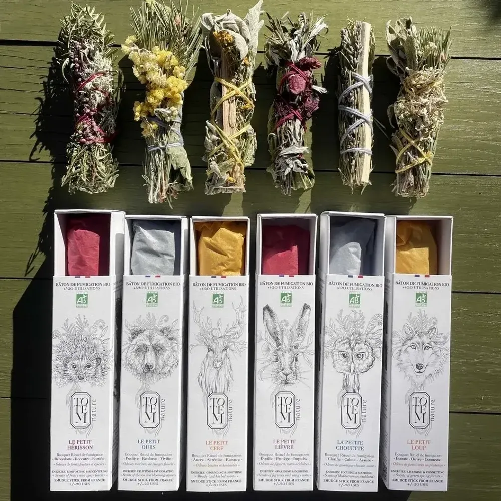 Cadeaux - Le Bouquet de la petite Chouette - Bâton de fumigation bio - TOTEM NATURE