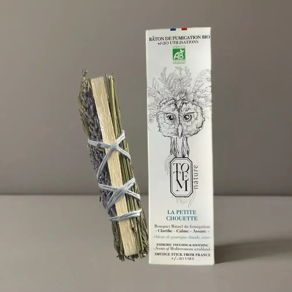 Cadeaux - Le Bouquet de la petite Chouette - Bâton de fumigation bio - TOTEM NATURE