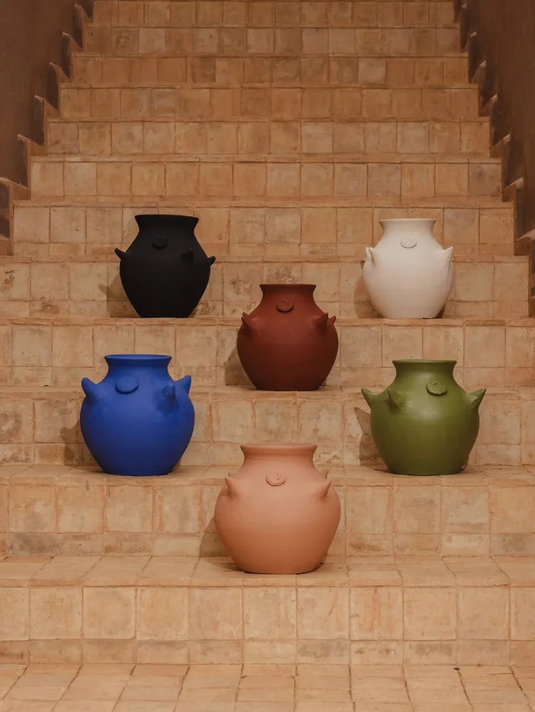 Vases - ELYOS handcrafted vase - contemporary ceramic, organic design - LOULE INTERIEUR