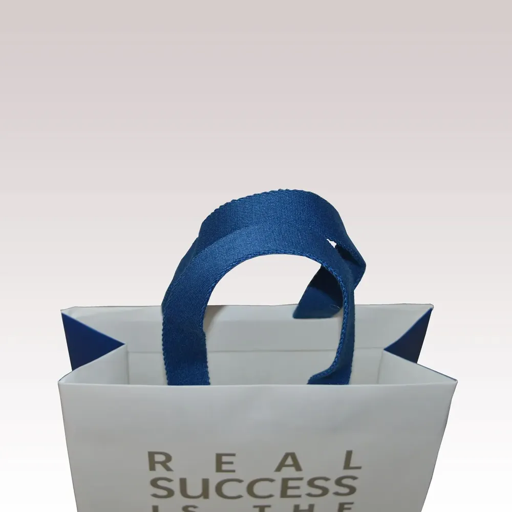 Objets personnalisables - Sac Papier Cordelières Luxe + Poignées Épaisses - LE SAC PUB SUR MESURE BY AIRIPLAST