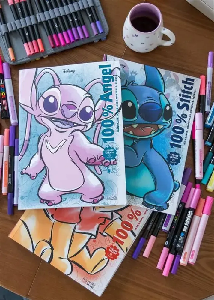 Papeterie - Livre de Coloriage 100% Stitch - HACHETTE LIVRE