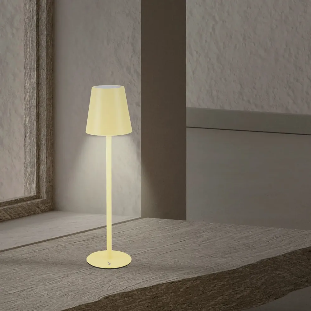 Lampes à poser - BEPER P207ILI207 Lampe de table rechargeable, lumière LED sans fil, intensité réglable, lampe de chevet, USB inclus - BEPER SRL